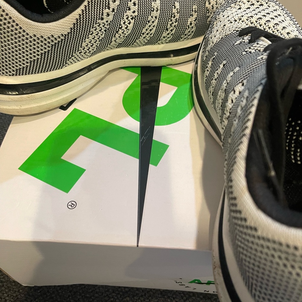 Black and white women’s APL sneakers - Picture 3 of 6